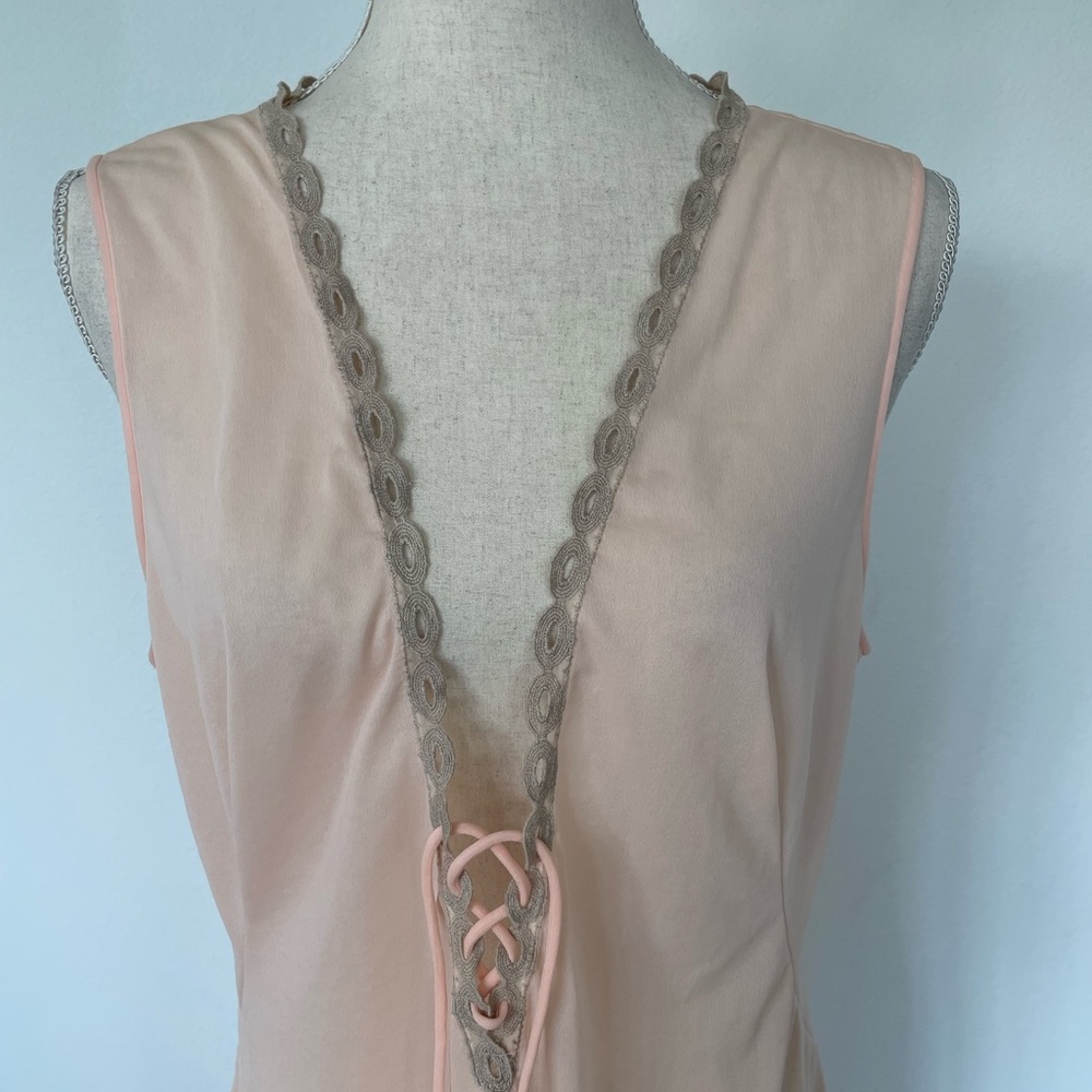 Vintage Formfit Rogers Peach Gown and Robe Set - Picture 8 of 14